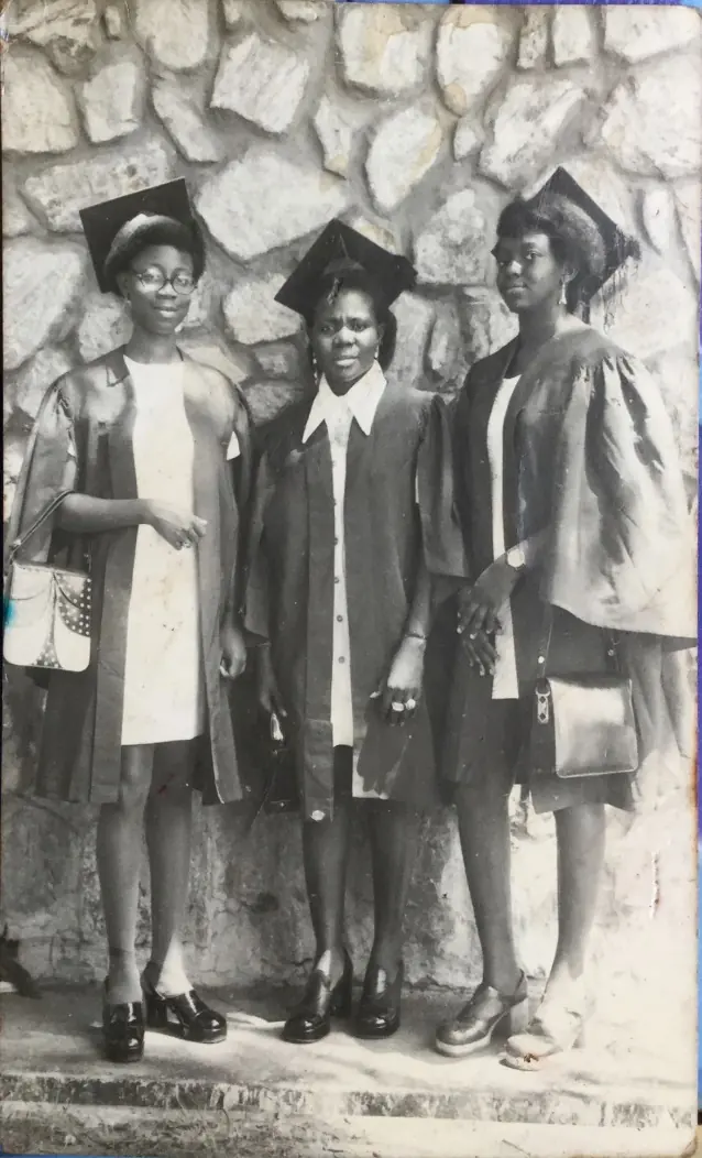 Graduating from the University of Ibadan, where she was recognised as a University Scholar.